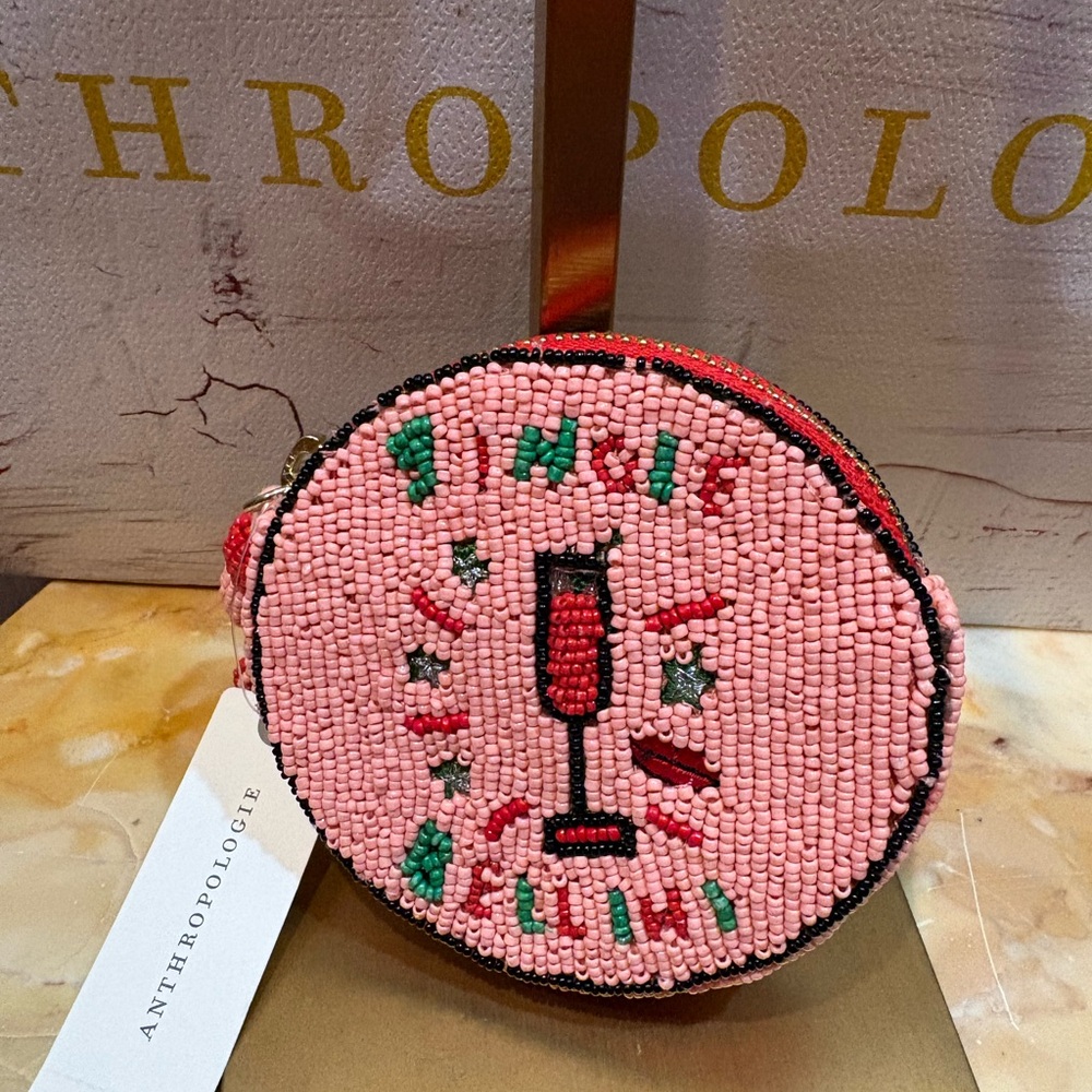 Anthropologie Bellini Beaded Coin Purse - Picture 3 of 5